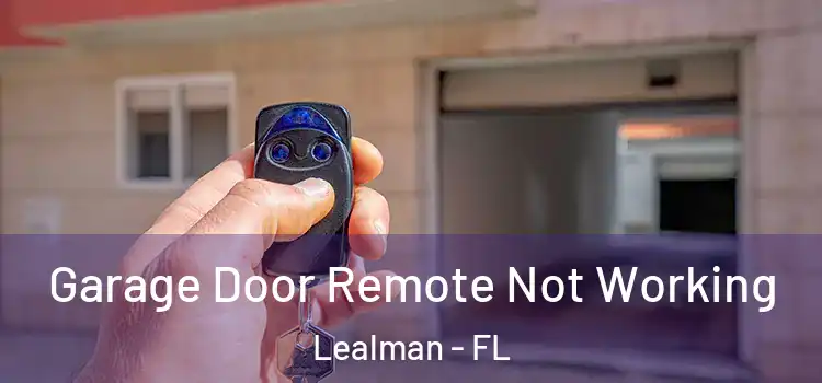  Garage Door Remote Not Working Lealman - FL