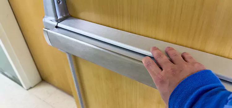 Installing a Push Bar on a Door Lealman
